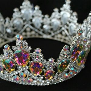 Iridescent jeweled tiara